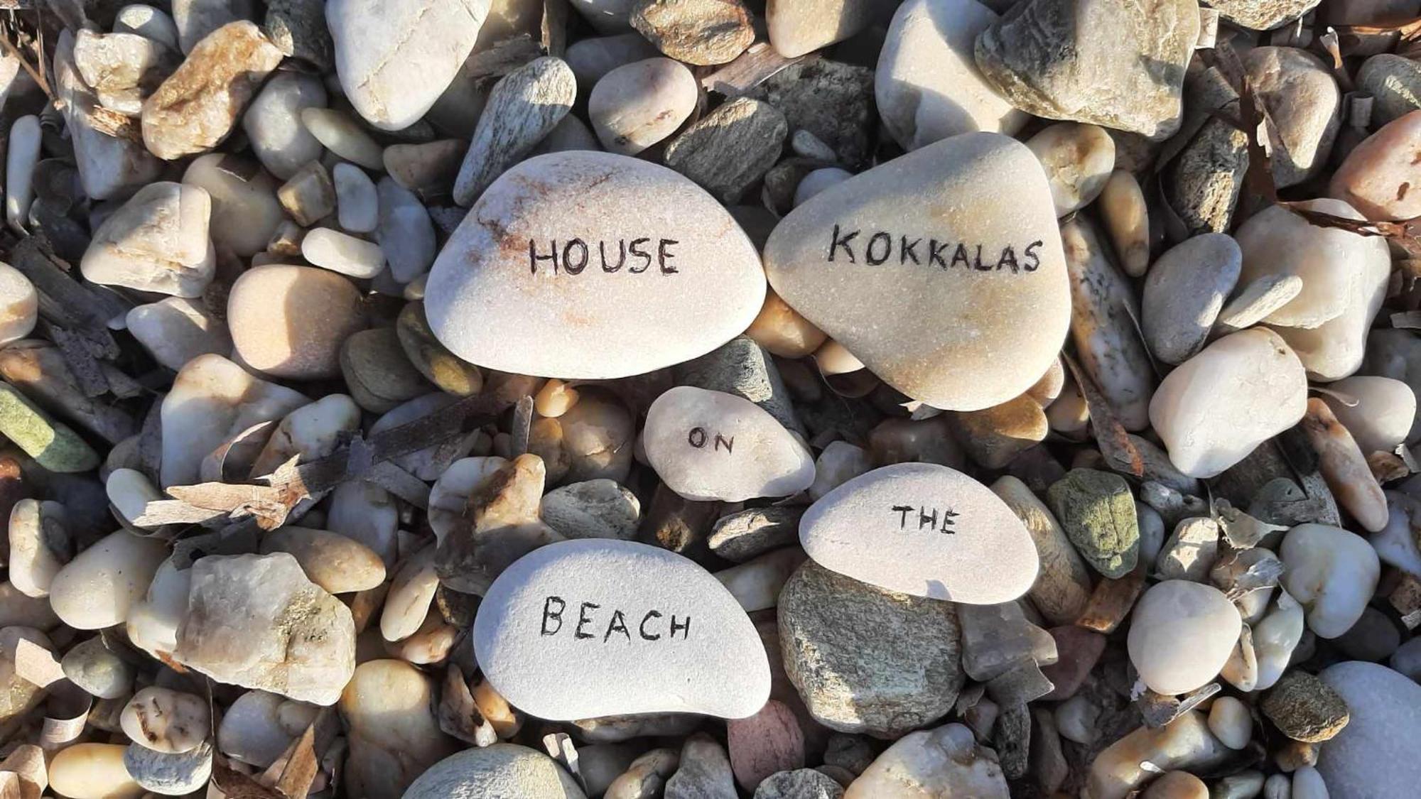 House Kokkalas On The Beach Pyrgadikia Exterior photo